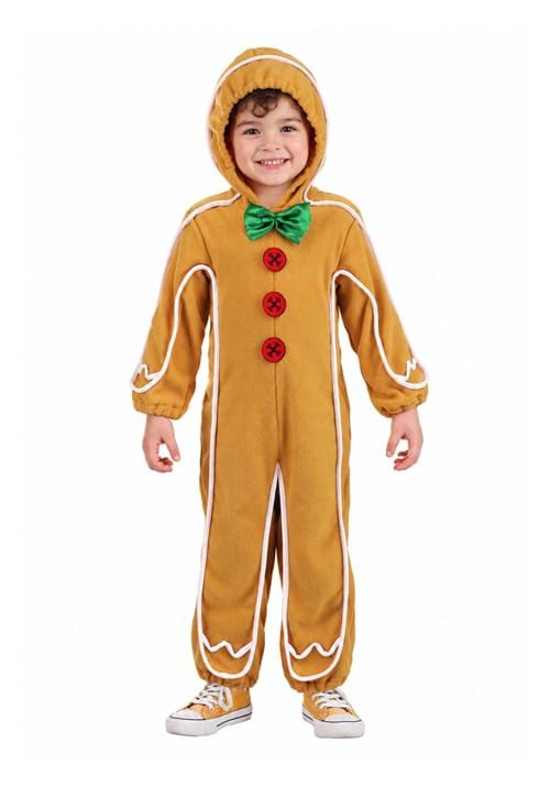 Gingerbread Man Onesie Toddler Costume - US 5643