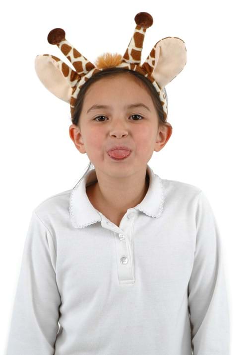 Fleece Giraffe Ears & Tail Accessory Set - US 2514