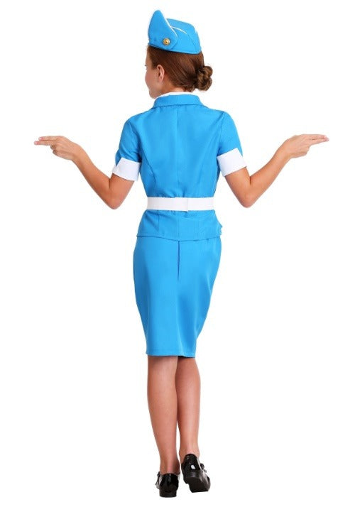 Girl's Flight Attendant Costume - US 7352
