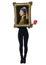 Adult Girl with the Pearl Earring Inflatable Painting Costume - US 1176