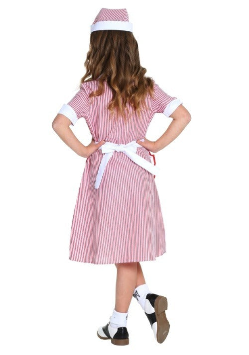 50's Car Hop Costume Dress for Girls - US 2708