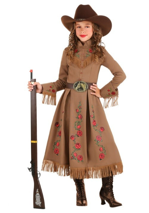 Annie Oakley Girl's Cowgirl Costume - US 2378