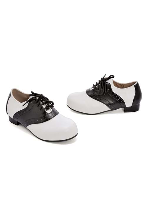 Black and White Saddle Shoes for Girls - US 0302