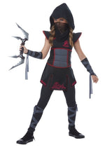 Black Ninja Costume for Girls - US 5984