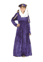Girl's Blue Renaissance Princess Costume Dress - US 3220