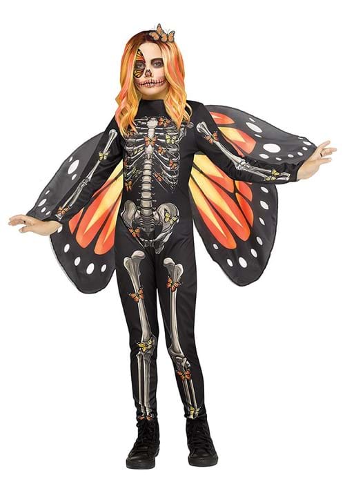 Girl's Butterfly Bones Costume - US 7343
