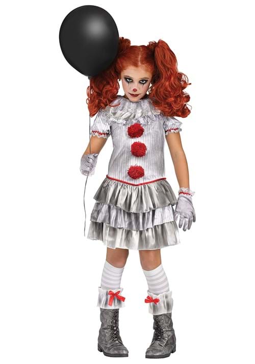 Carnevil Clown Costume for Girls - US 8341