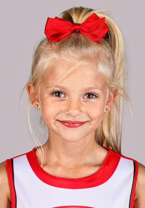 Girl's Red & White Uniform Cheerleader Costume - US 7330