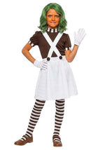 Chocolate Factory Worker Costume for Girls - US 4928