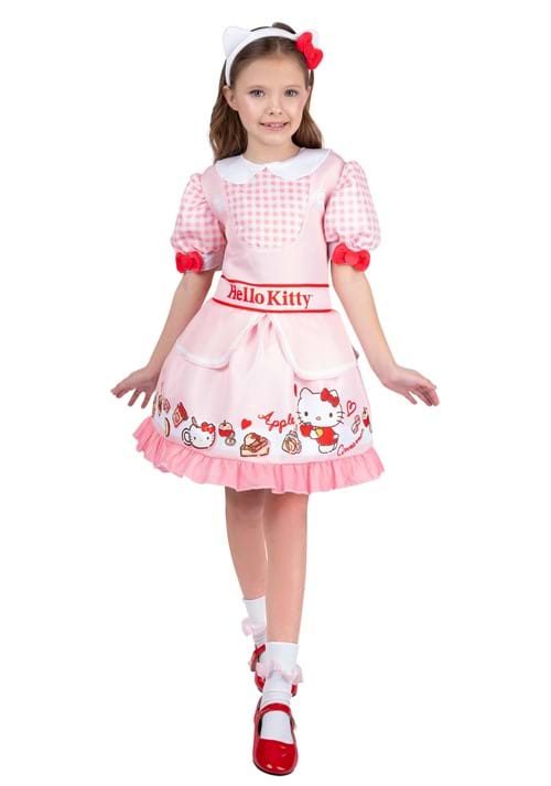 Girl's Pink Hello Kitty Costume Dress - US 9042