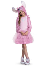 Girl's Disney Lilo and Stitch Angel Pink Costume Dress - US 4841
