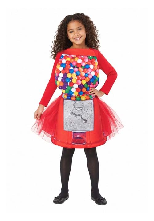 Colorful Gumball Machine Costume for Girls - US 2223