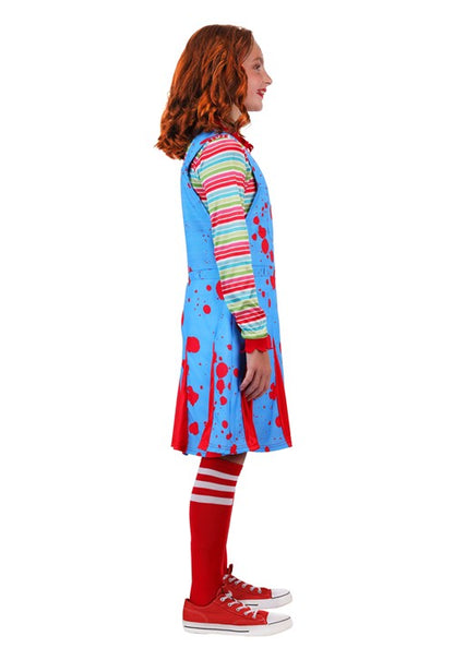 Girl's "Come Play" Killer Doll Costume - US 9483