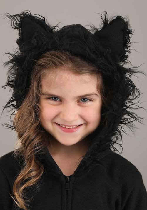 Cozy Black Bat Costume for Girls - US 0240