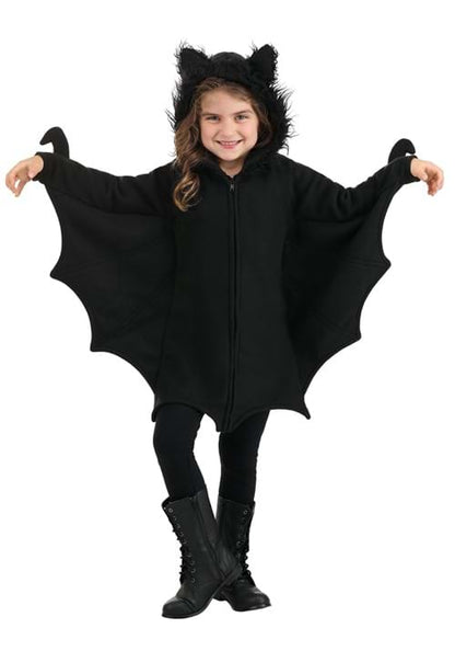 Cozy Black Bat Costume for Girls - US 0240