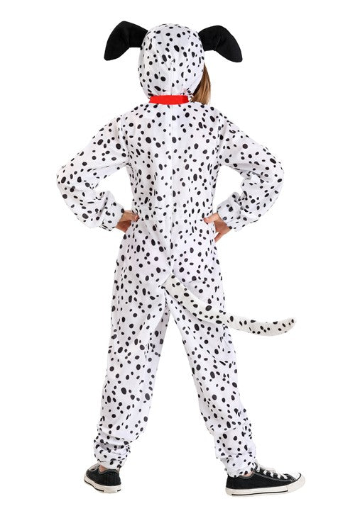 Cozy Dalmatian Jumpsuit Costume for Girls - US 9621