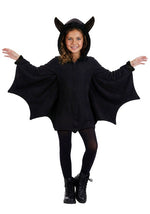 Girl's Cozy Fleece Bat Zip Up Costume Dress - US 1390
