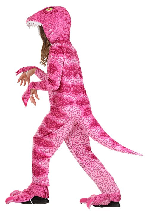 Girl's Pink Daring Dinosaur Costume - US 0745