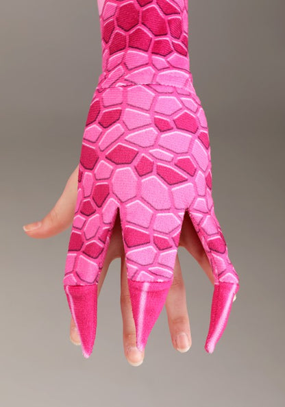 Girl's Pink Daring Dinosaur Costume - US 0745