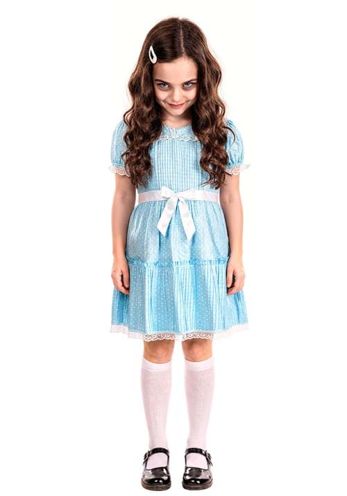 Girl's Deluxe Creepy Twin Sister Costume Dress - US 9594