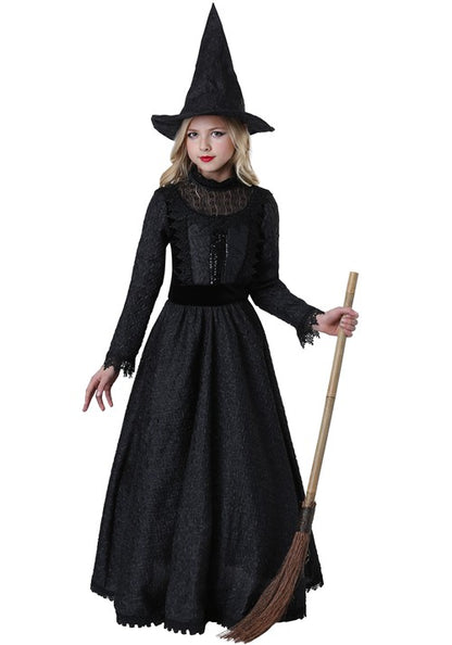 Deluxe Girls Witch Costume - US 3256