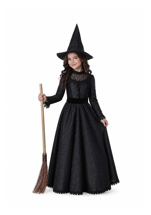 Deluxe Girls Witch Costume - US 3256