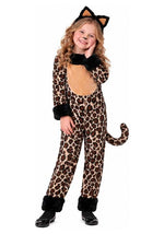 Girls Deluxe Leopard Costume - US 9432