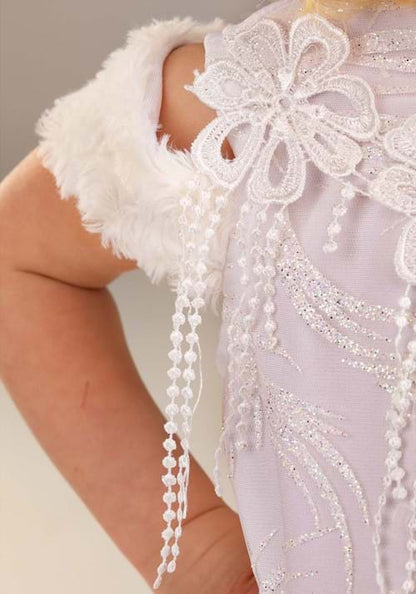 Girl's Deluxe Swan Costume Dress - US 9676