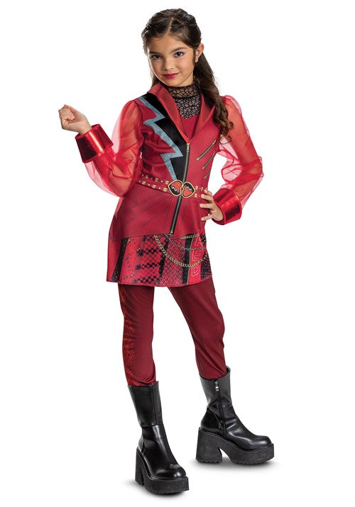 Girl's Disney Descendants Wicked Wonderland Classic Red Costume - US 2539
