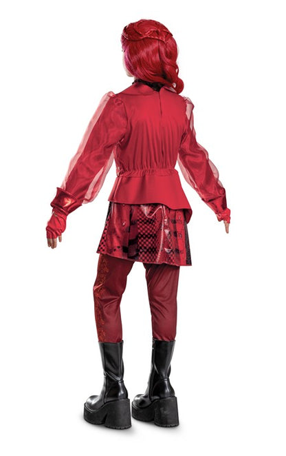 Girl's Disney Descendants Wicked Wonderland Deluxe Red Costume - US 8700