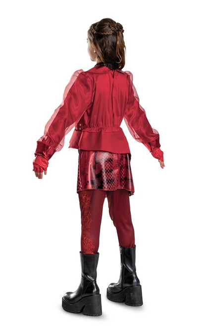 Girl's Disney Descendants Wicked Wonderland Deluxe Red Costume - US 8700
