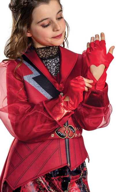Girl's Disney Descendants Wicked Wonderland Deluxe Red Costume - US 8700