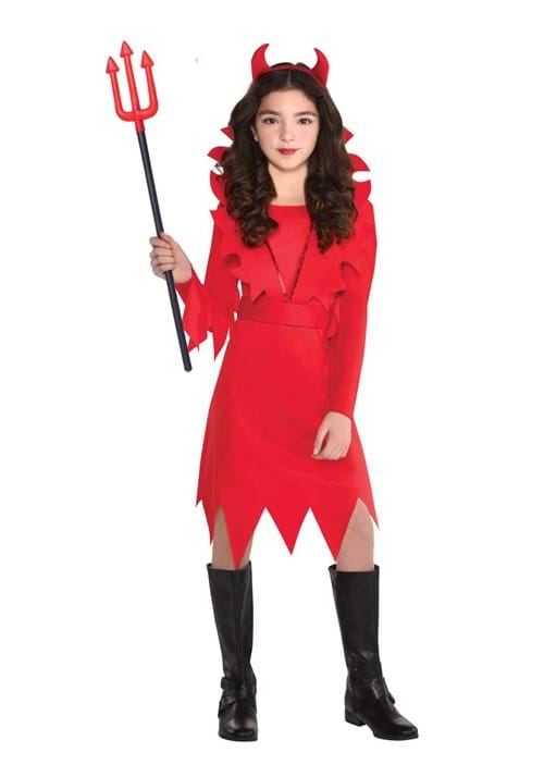Girl's Devious Devil Costume - US 7026