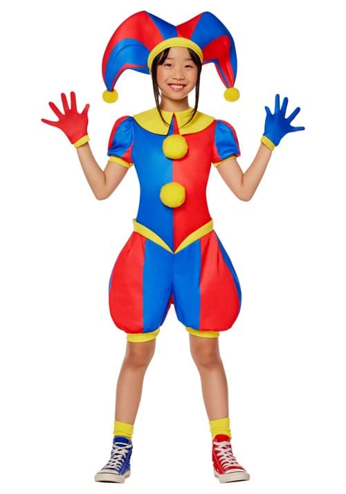 Girl's Digital Circus Pomni Costume - US 3653