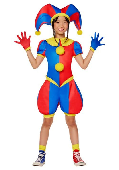 Girl's Digital Circus Pomni Costume - US 3653