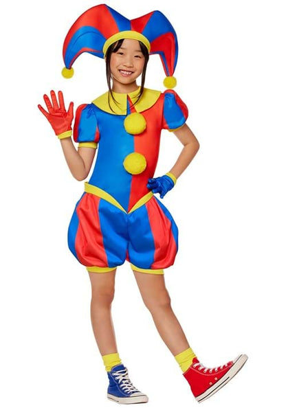 Girl's Digital Circus Pomni Costume - US 3653