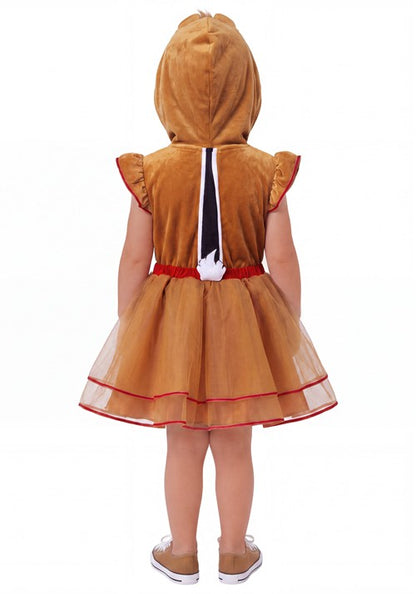 Girl's Disney Chip 'N Dale Toddler Dale Costume - US 0812