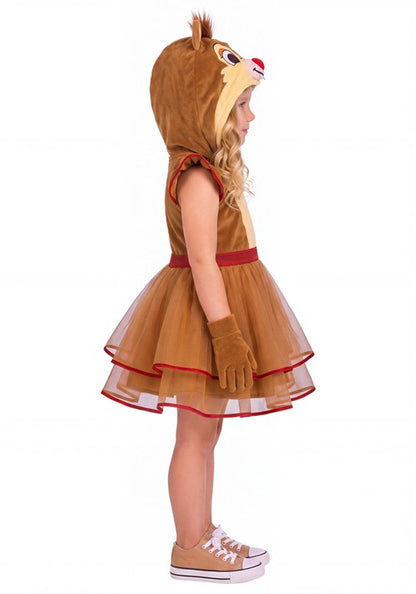 Girl's Disney Chip 'N Dale Toddler Dale Costume - US 0812