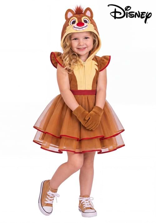 Girl's Disney Chip 'N Dale Toddler Dale Costume - US 0812