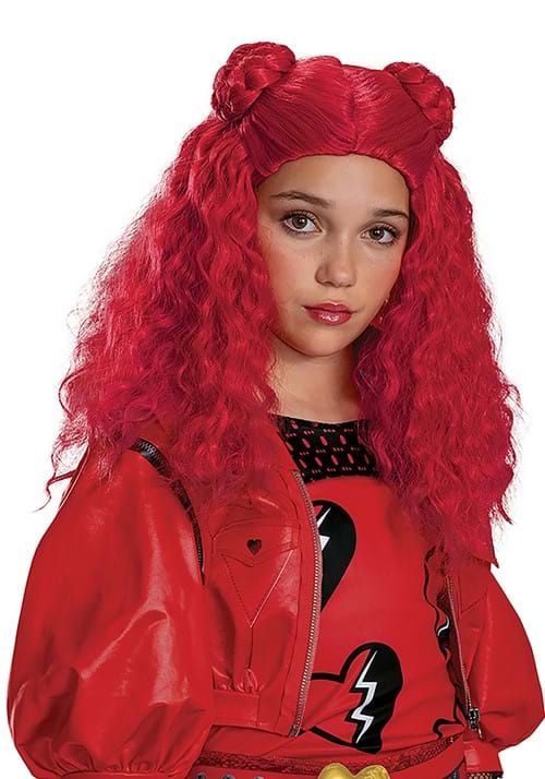 Disney Descendants 4 Red Costume Wig for Girls - US 6497