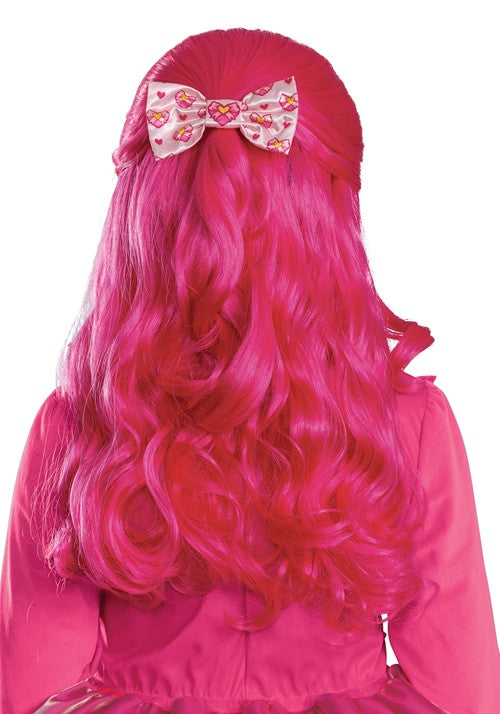 Girl's Disney Descendants Wicked Wonderland Pink Costume Wig - US 4874