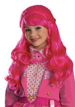 Girl's Disney Descendants Wicked Wonderland Pink Costume Wig - US 4874