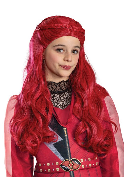 Girl's Disney Descendants Wicked Wonderland Red Costume Wig - US 2869