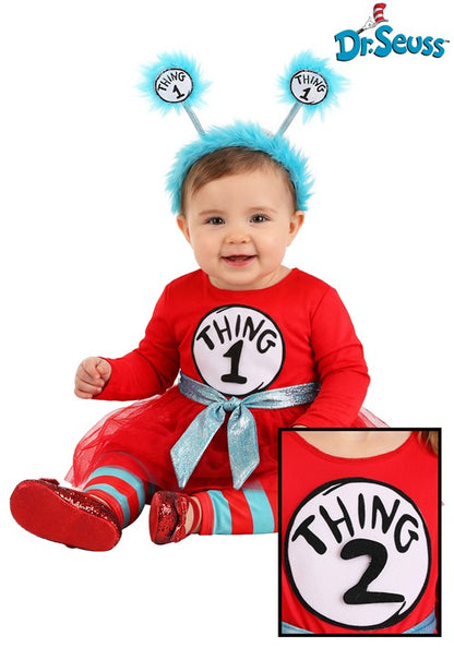 Girl's Dr. Seuss Thing 1 & 2 Infant Costume - US 4901