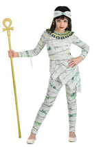 Egyptian Mummy Costume for Girls w/ Scarabs - US 2895