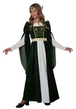 Girl's Elven Renaissance Princess Costume Dress - US 3886