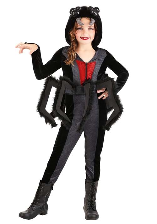 Epic Black Widow Spider Costume for Girls - US 1064