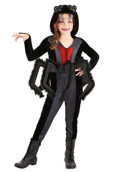 Epic Black Widow Spider Costume for Girls - US 1064