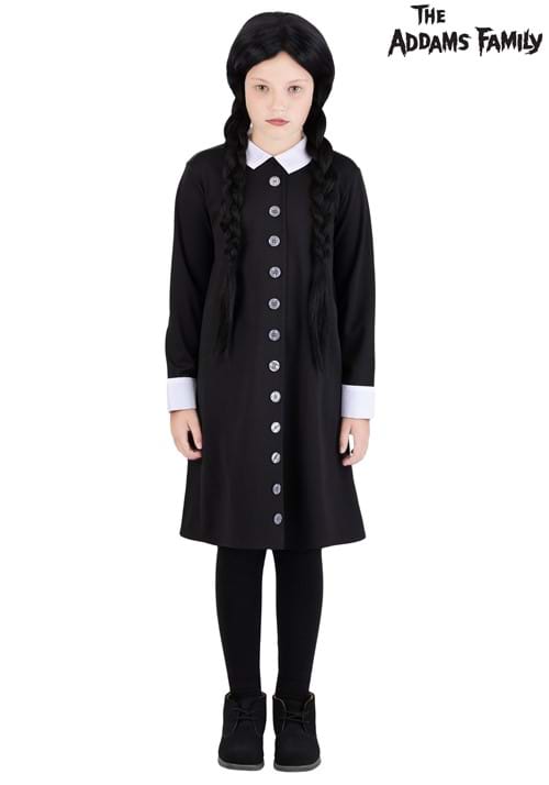 Girl's Essential Wednesday Addams Costume - US 3530
