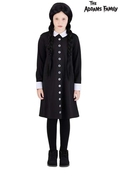 Girl's Essential Wednesday Addams Costume - US 3530